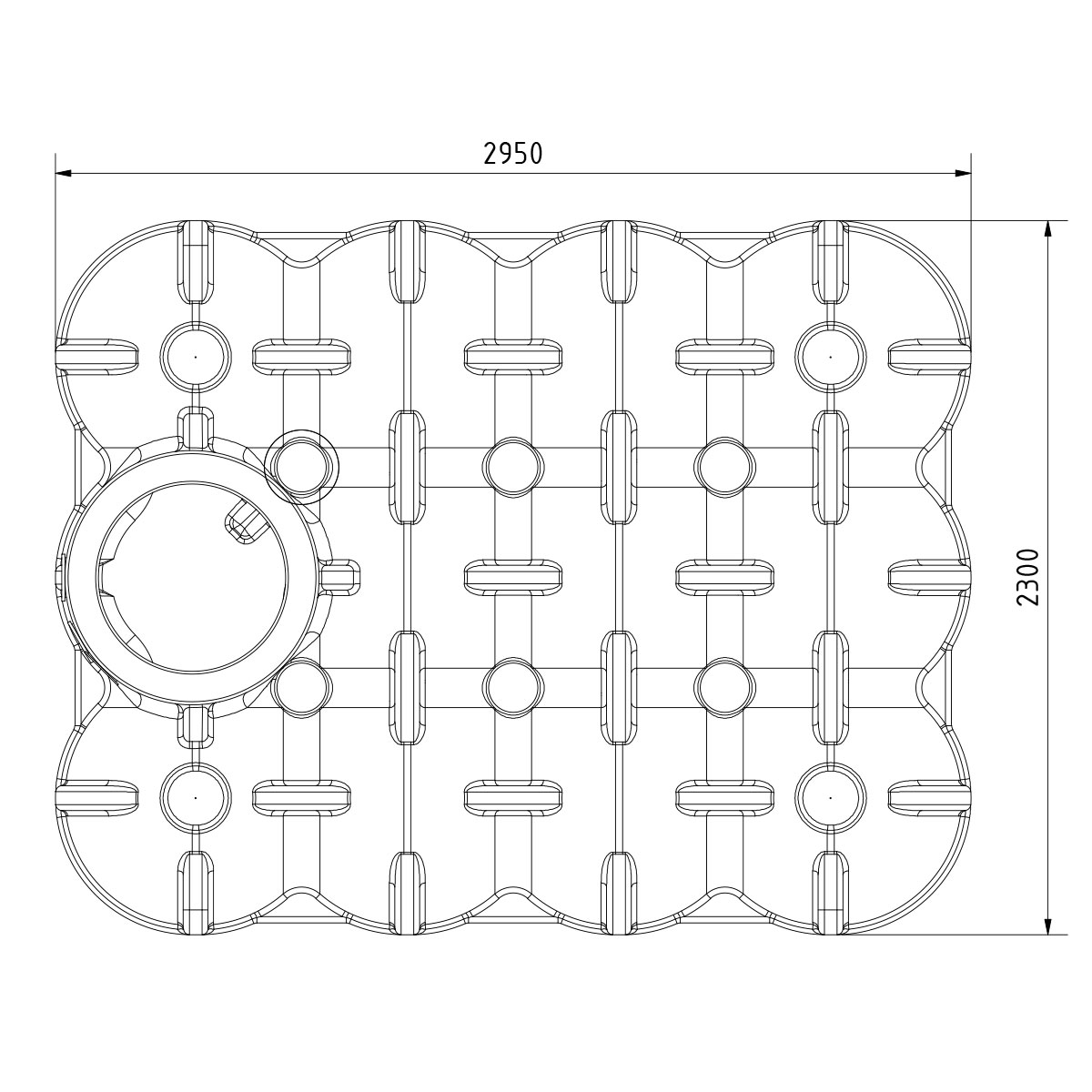 Flachtank Pluvo plus 5000 Liter