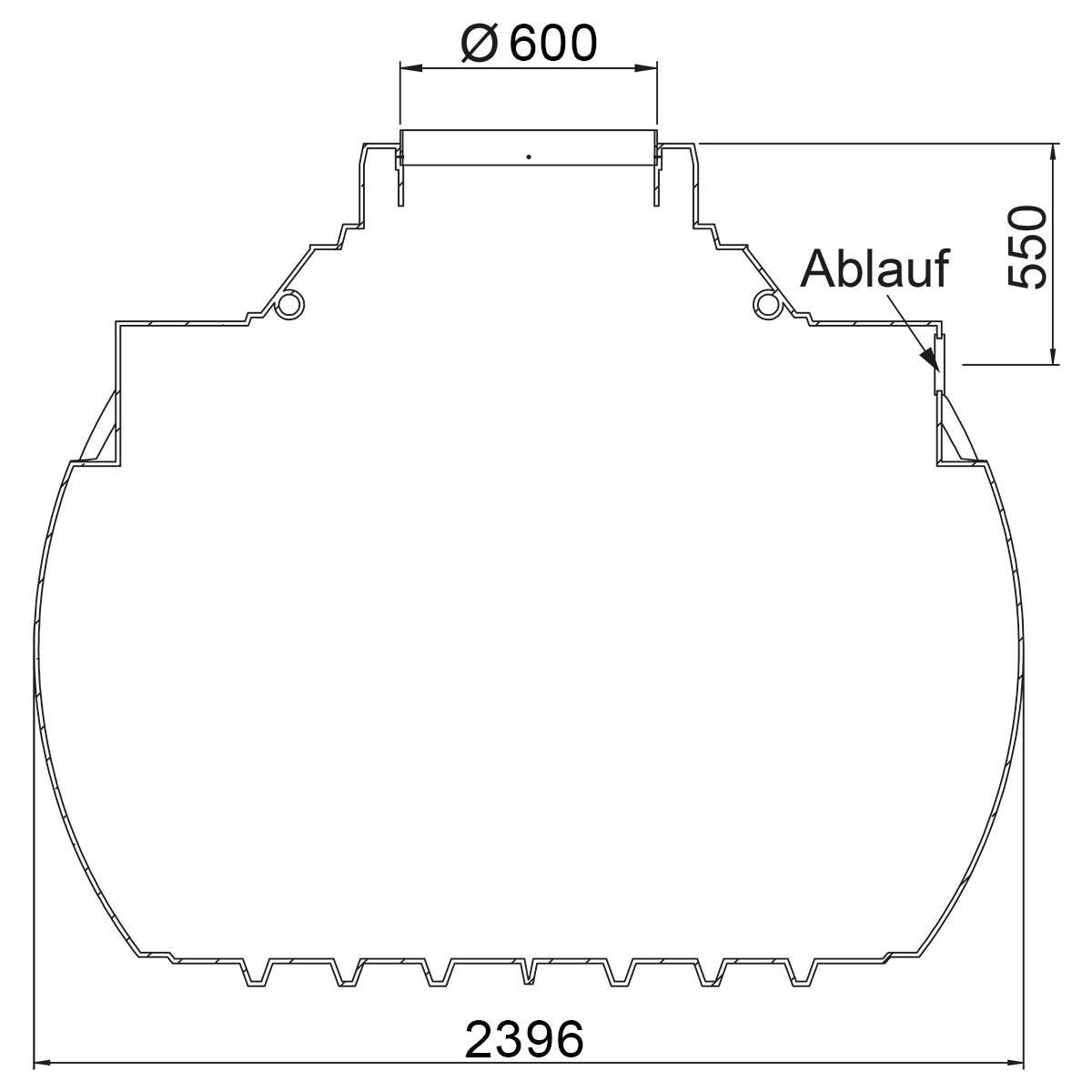 Zisterne Premium 4000 Liter