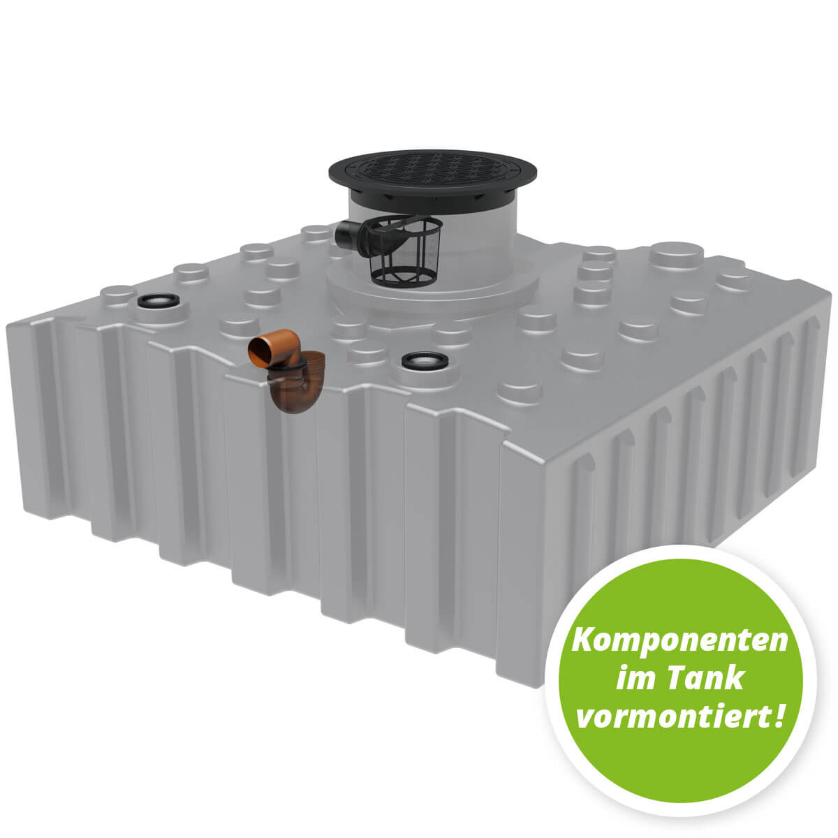 Regenwasseranlage AQa.Line FT 4000 Liter Garten