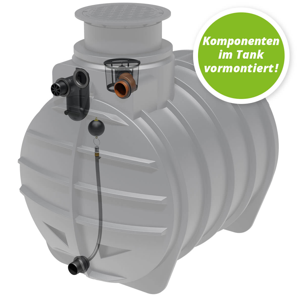 Retentionszisterne AQa.Line 4450 Liter