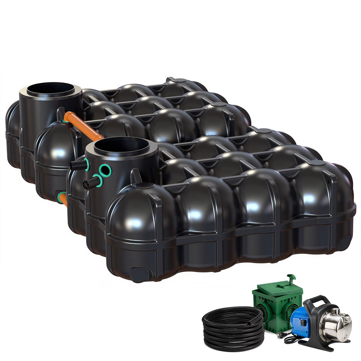 Regenwasseranlage Pluvo plus 10.000 Liter Garten