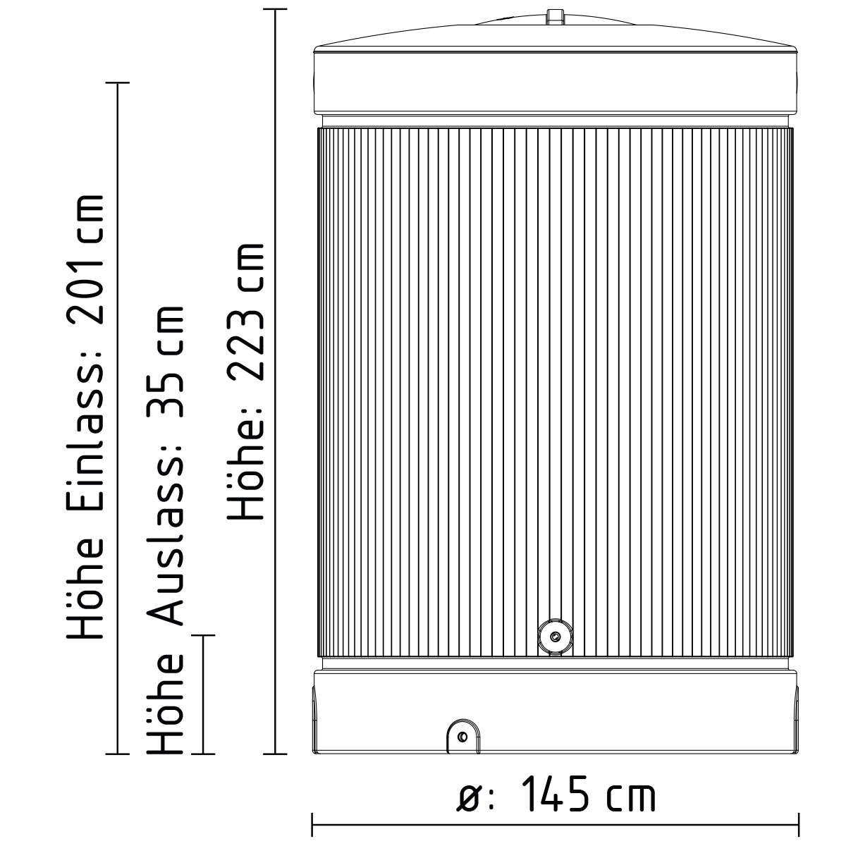 Regentonne Aqua 3000 L