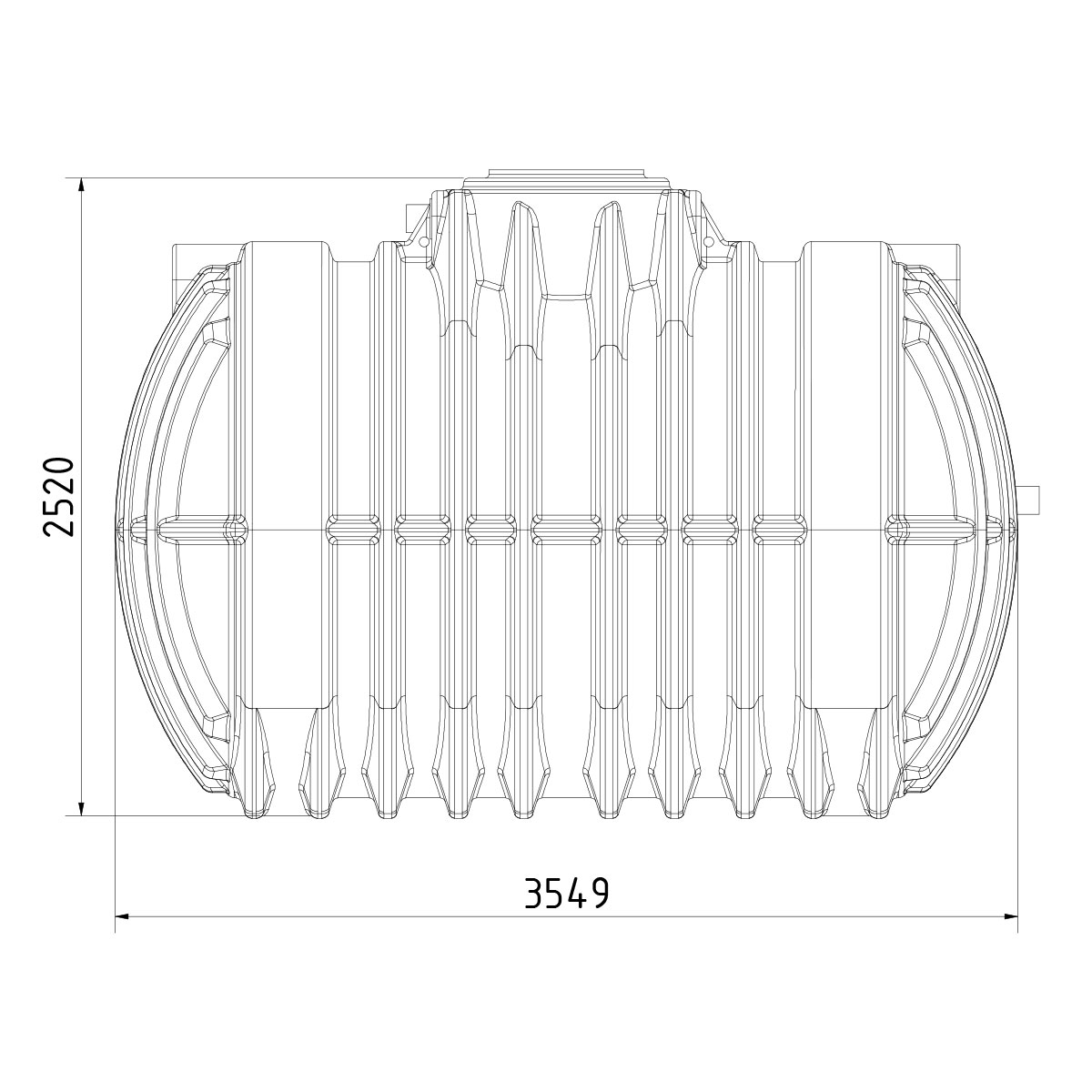 Retentionszisterne Premium 12500 L