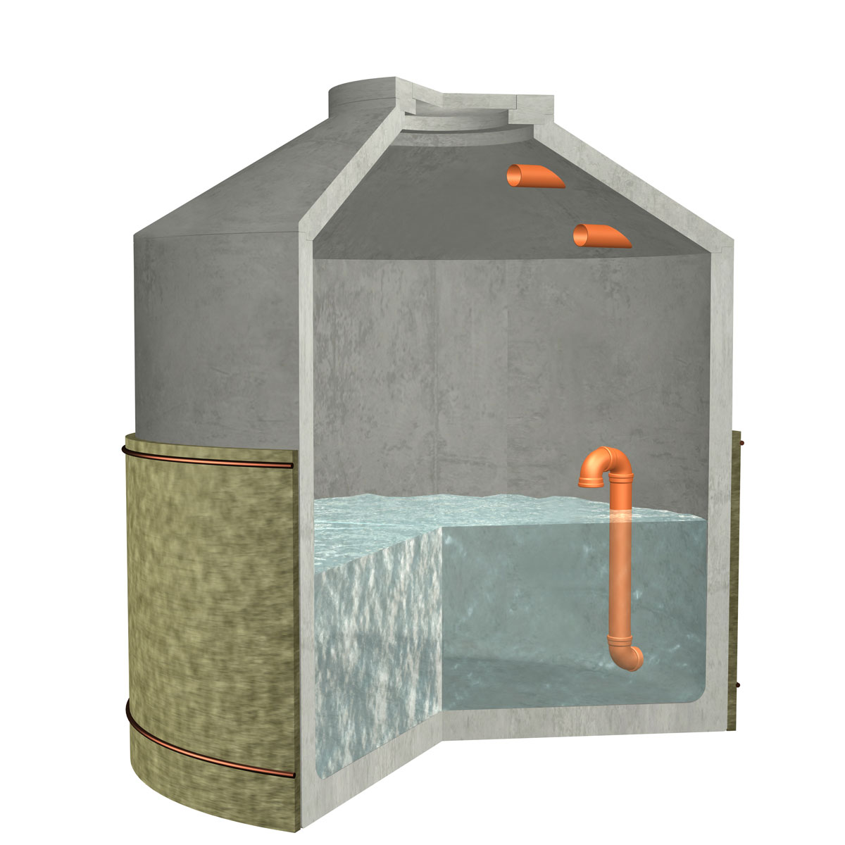 Versickerungszisterne Hydrophant 8000 Liter