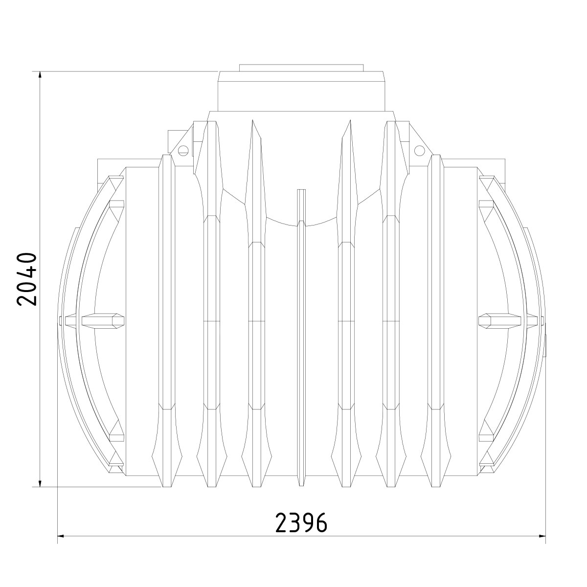 Retentionszisterne Premium 4000 L