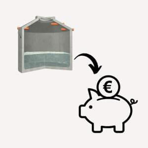 Betonzisterne spart Geld