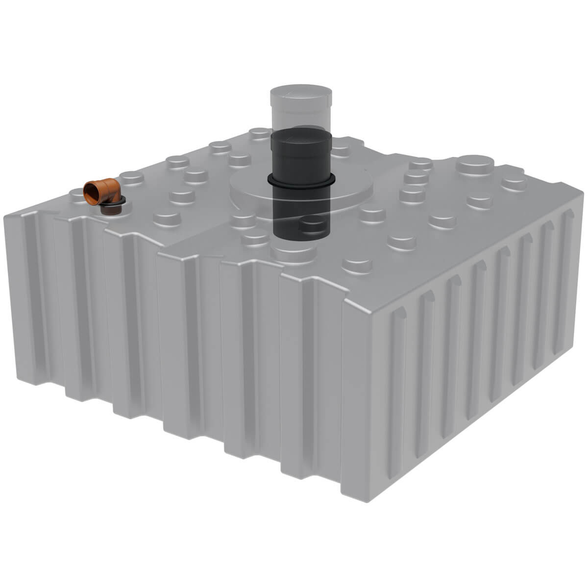 Abwasserflachtank AQa.Line 5000 Liter
