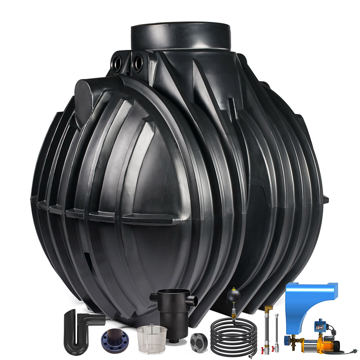 Regenwasseranlage Premium 5300 Liter Haus