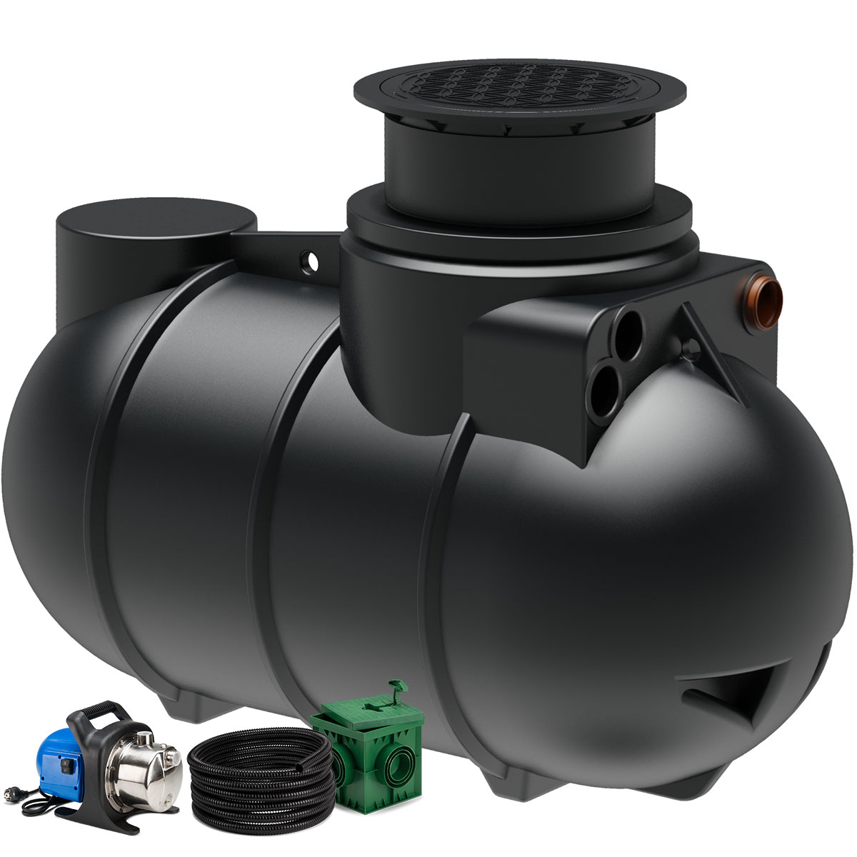 Regenwasseranlage AQa.Line 2000 Liter Garten