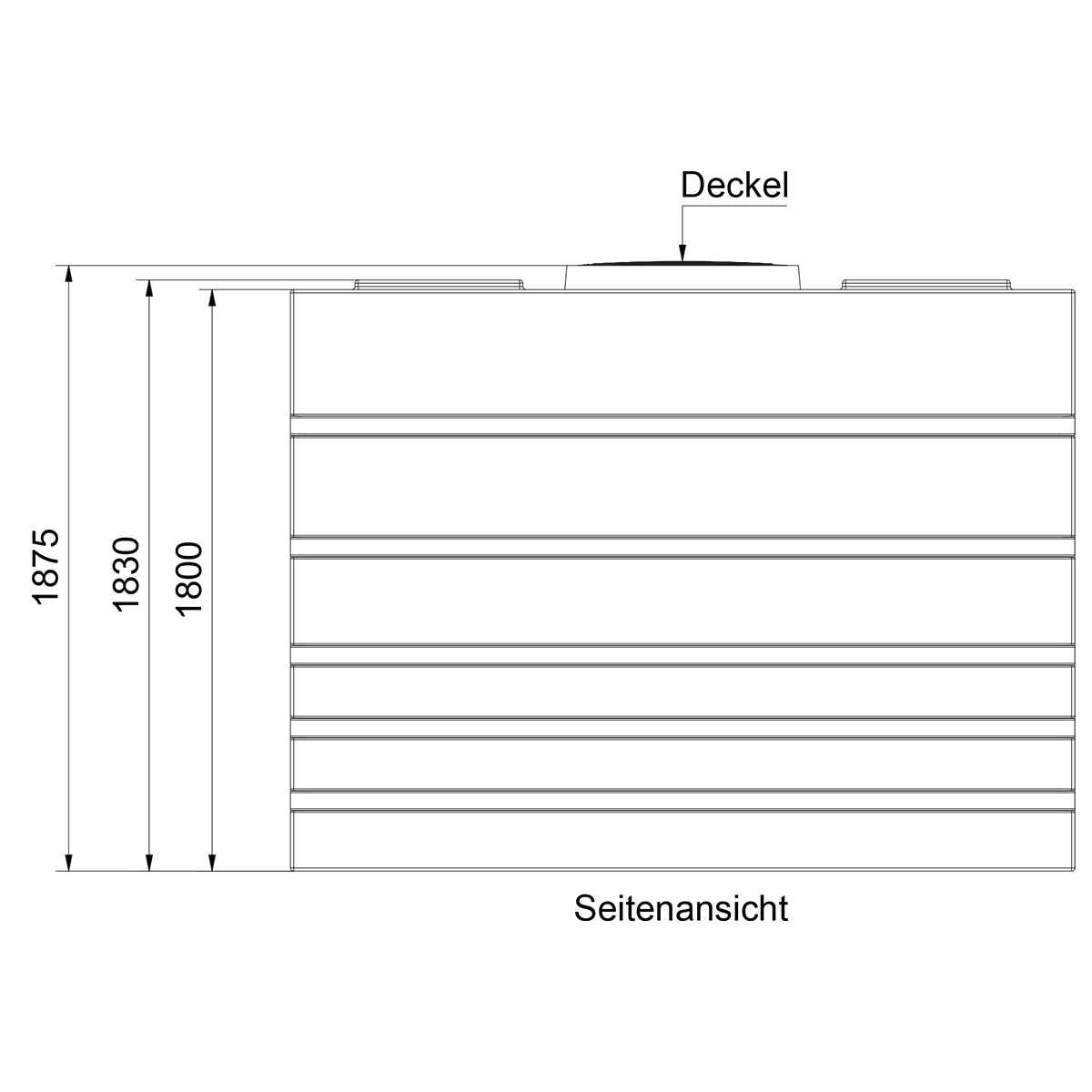 Kellertank AQa.Line 4000 Liter