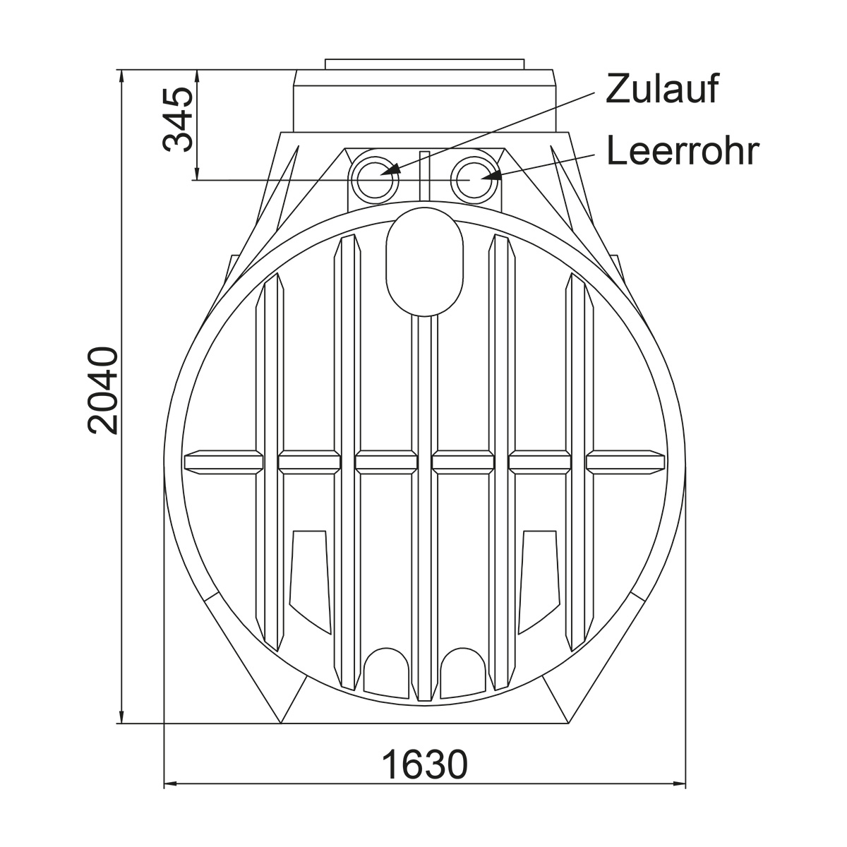 Zisterne Premium 4000 Liter