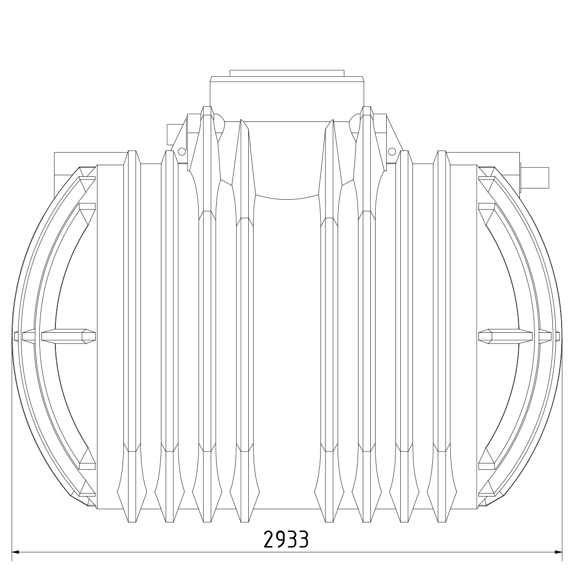 Regenwasseranlage Premium 7000 Liter Garten