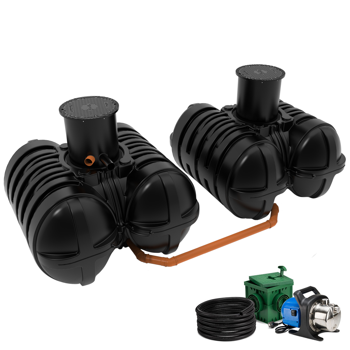 Regenwasseranlage Twinbloc 10.000 Liter