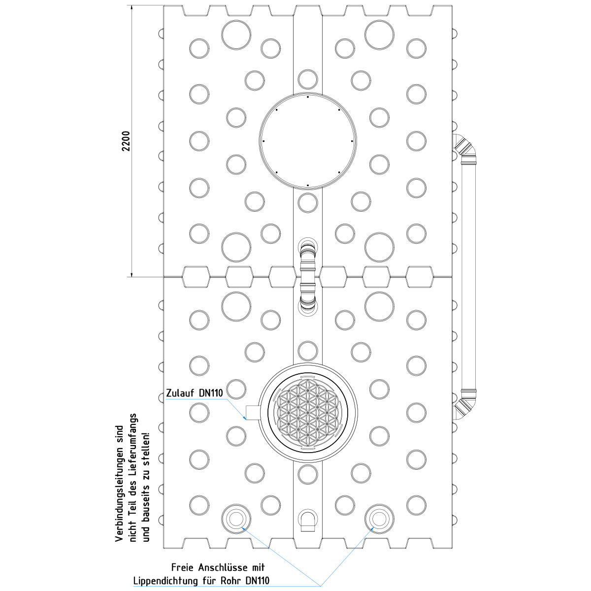 Regenwasseranlage AQa.Line FT 10000 Liter Garten