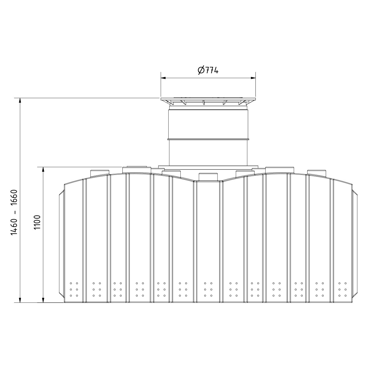 Sickertank AQa.Line 5000 Liter