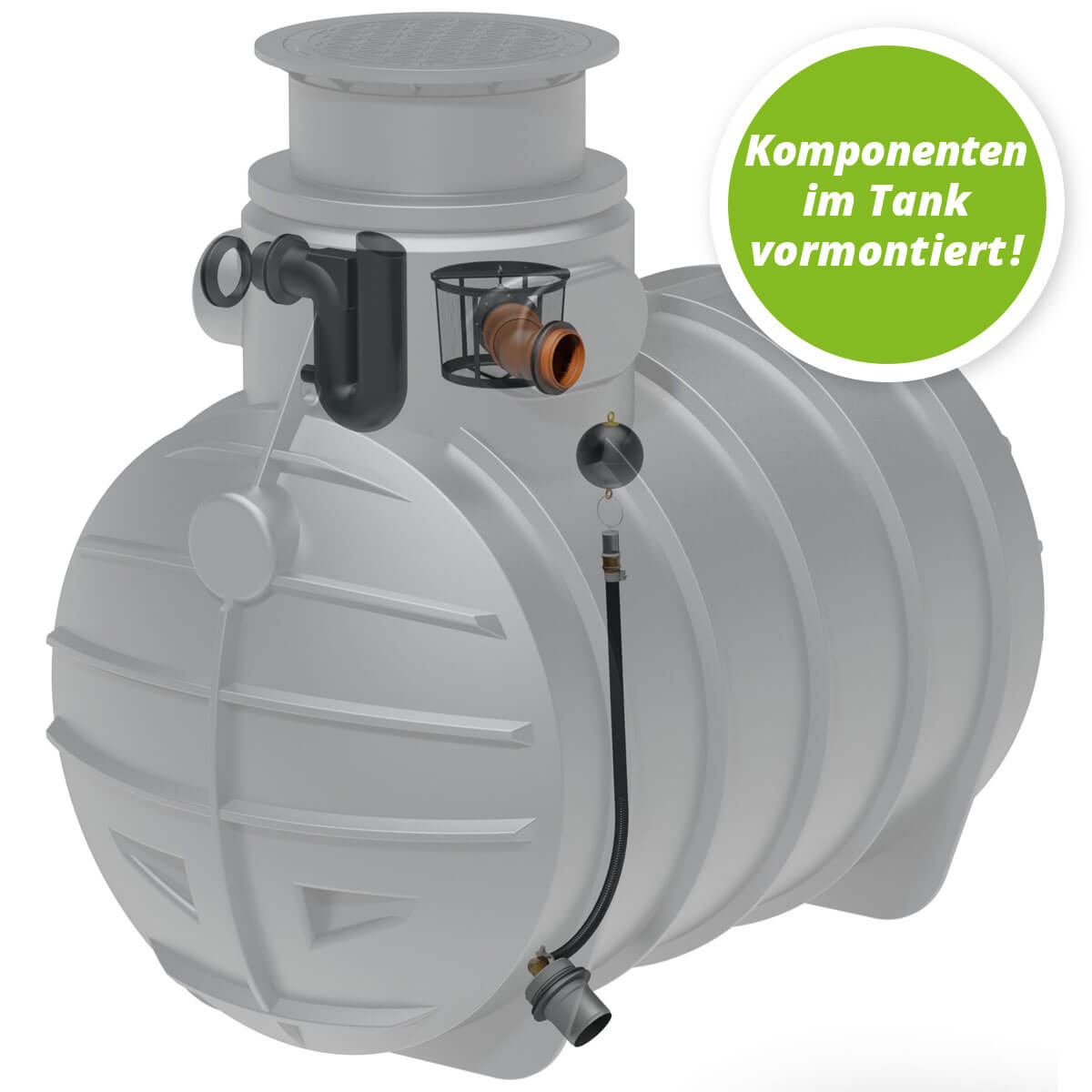 Retentionszisterne AQa.Line 3400 Liter