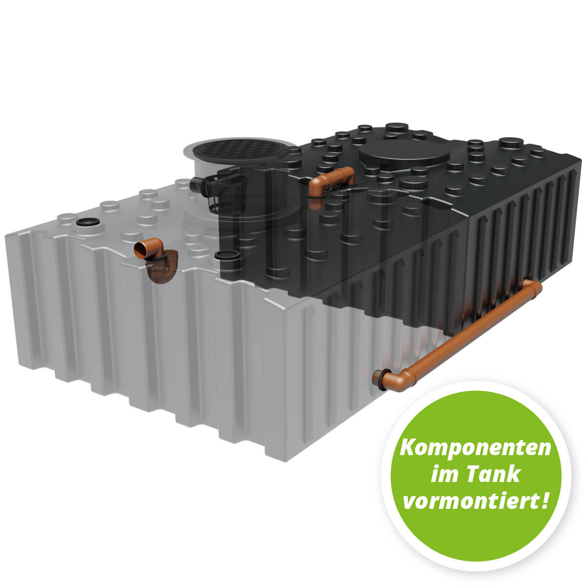 Regenwasseranlage AQa.Line FT 10000 Liter Garten