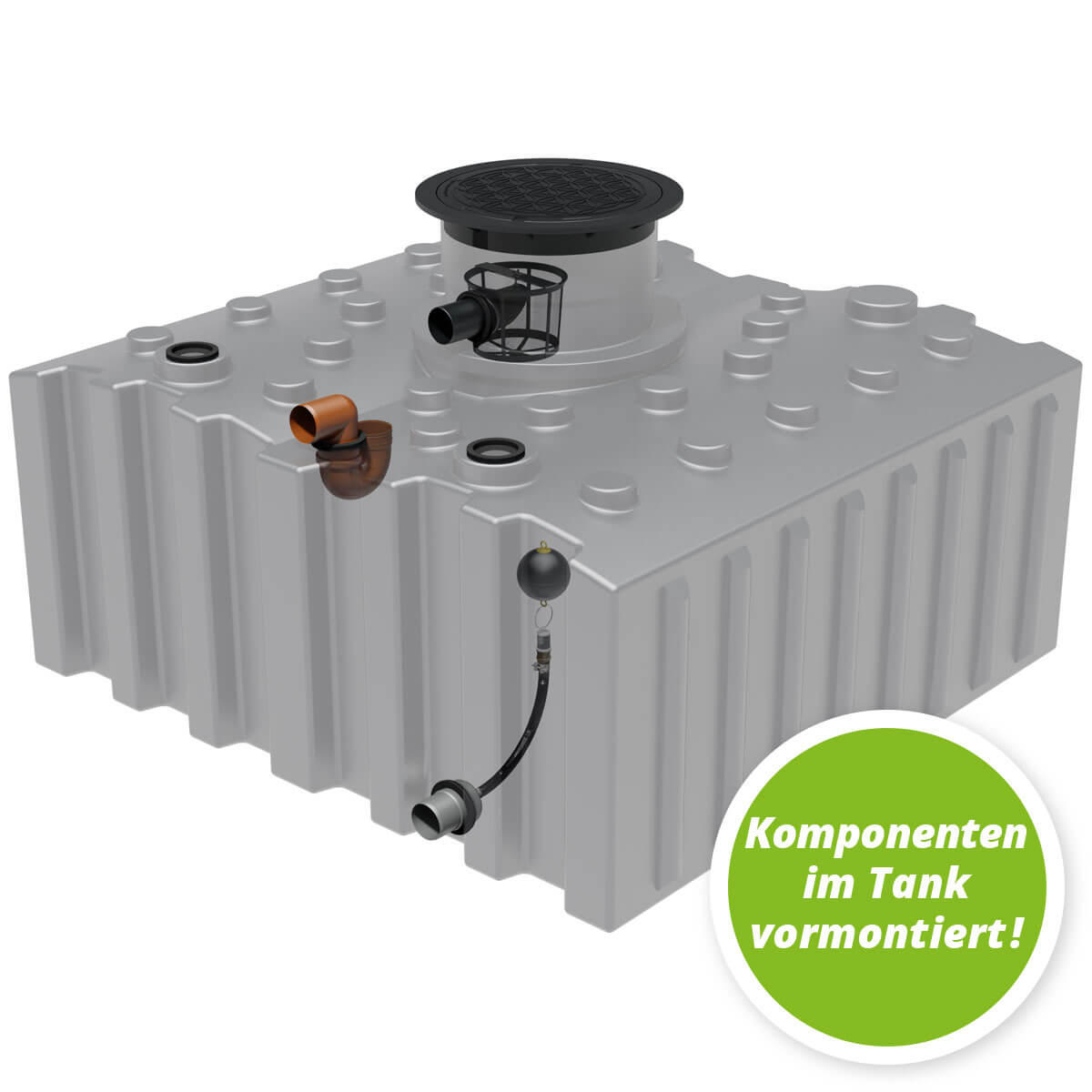Retentions-Flachtank AQa.Line 5000 Liter