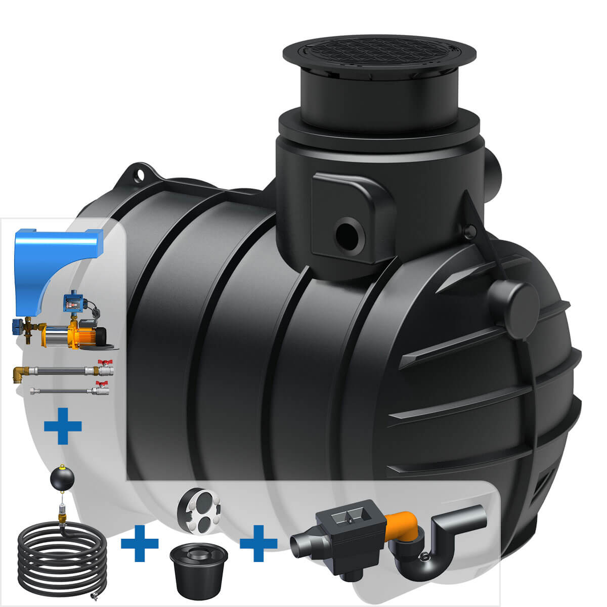 Regenwasseranlage AQa.Line 3400 Liter Haus