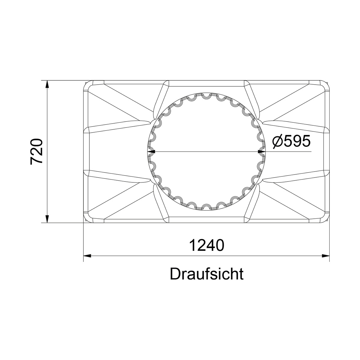 Kellertank AQa.Line 1000 Liter
