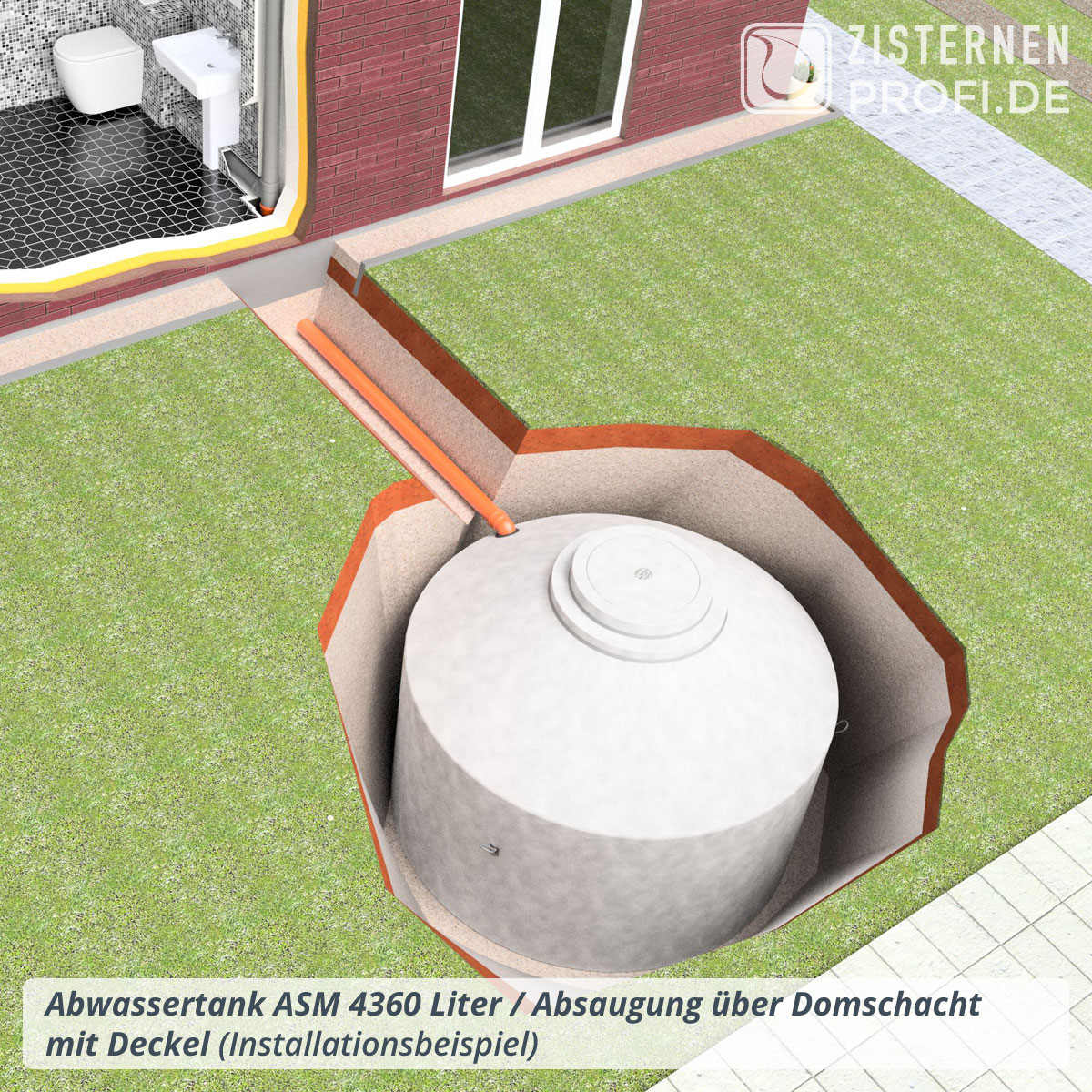 Abwassersammelgrube "ASM" 4360 L