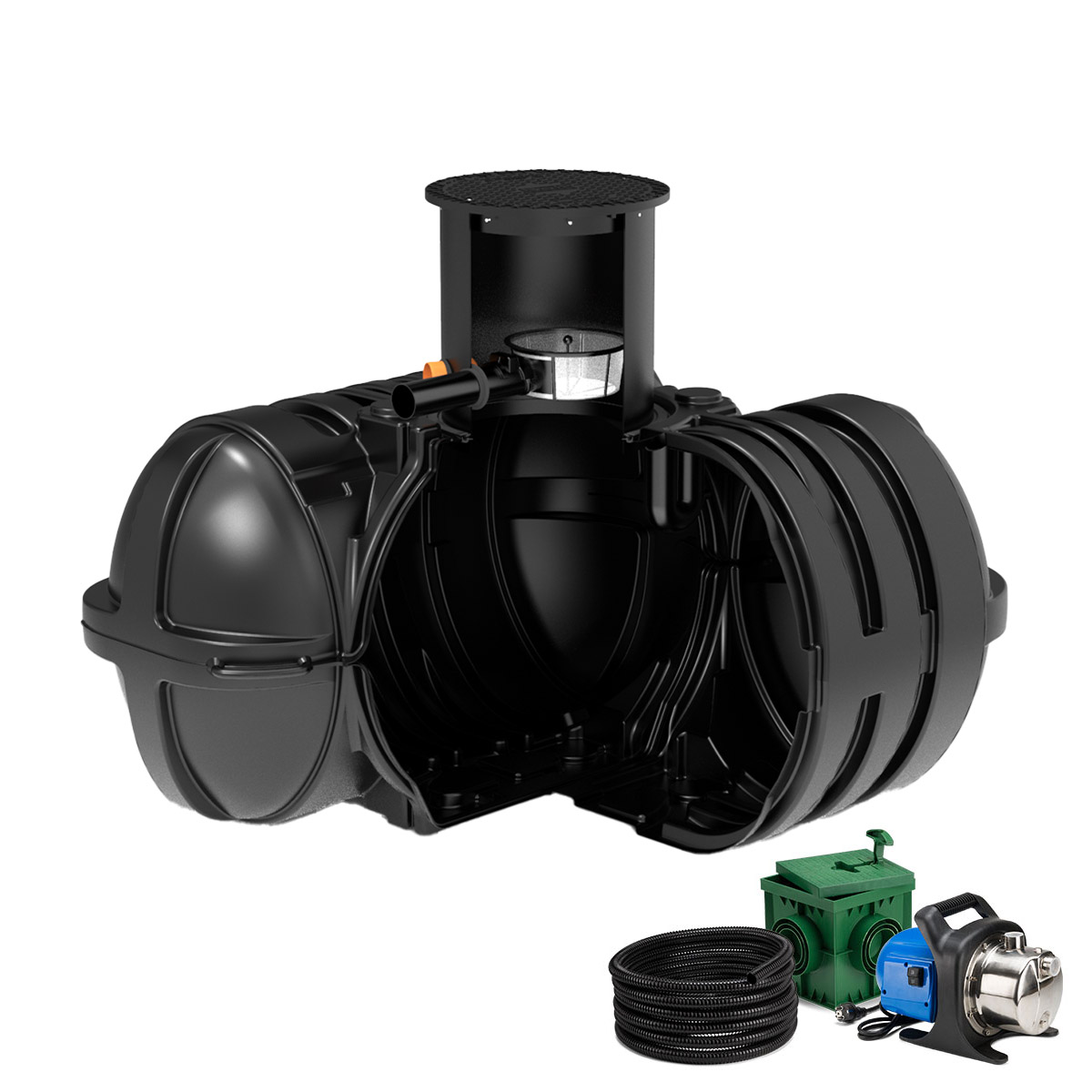 Regenwasseranlage Twinbloc 5000 Liter