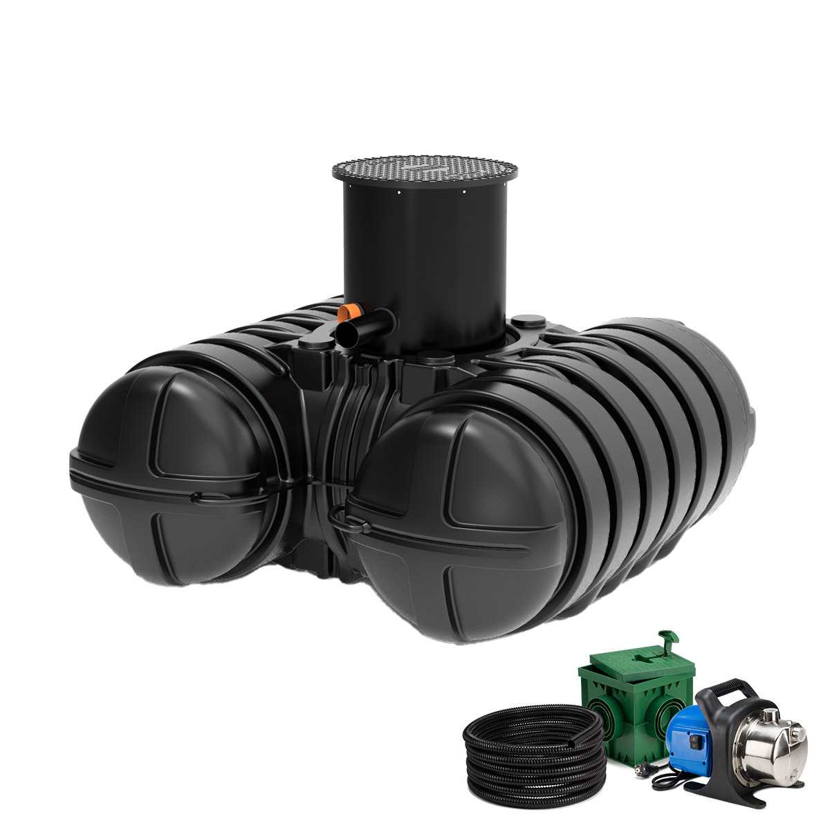 Regenwasseranlage Twinbloc 3500 Liter