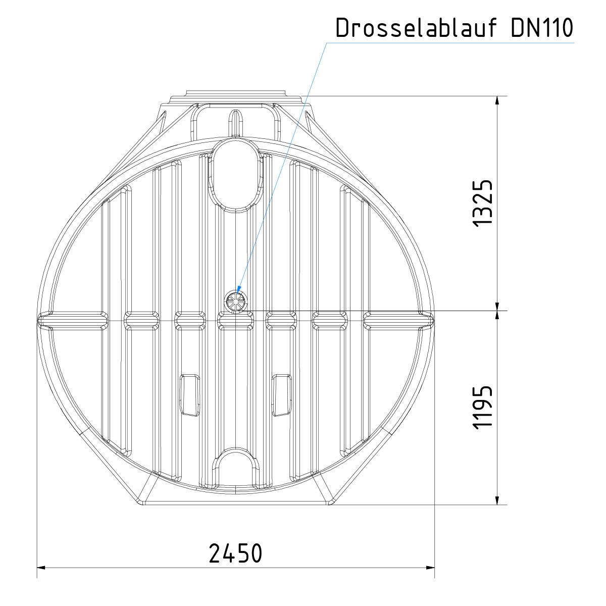 Retentionszisterne Premium 12500 L