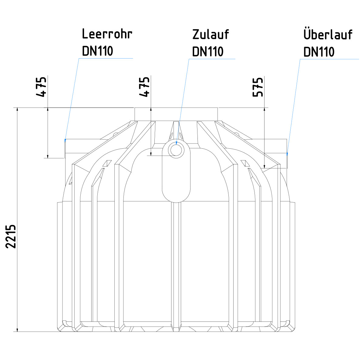 Zisterne Smart 6400 L