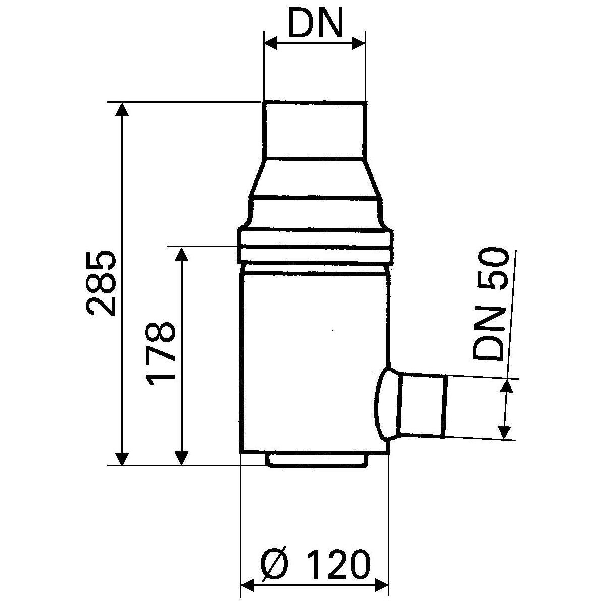 Edelstahl-Fallrohrfilter GRS