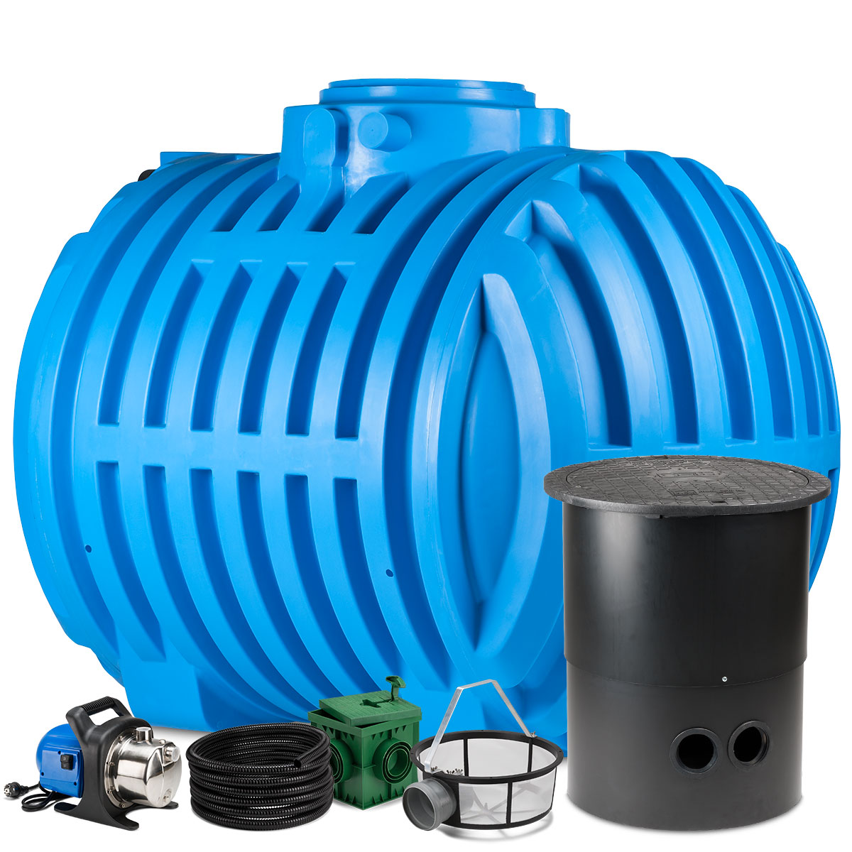 Regenwasseranlage Blue-Star 4700 Liter Garten