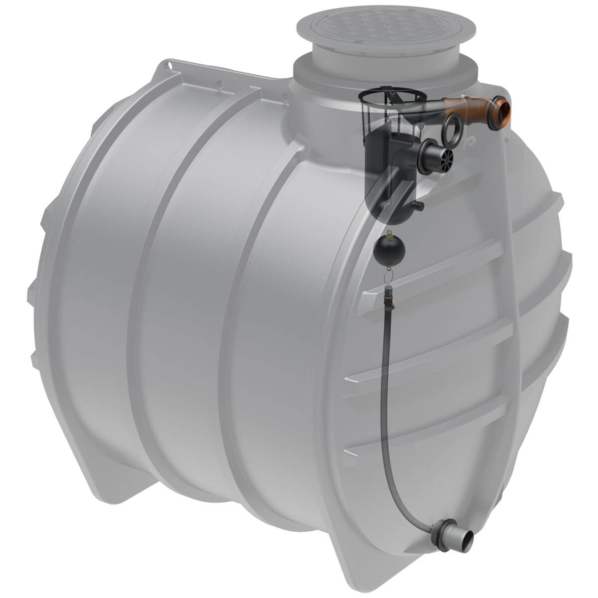 Retentionszisterne AQa.Line 6000 Liter