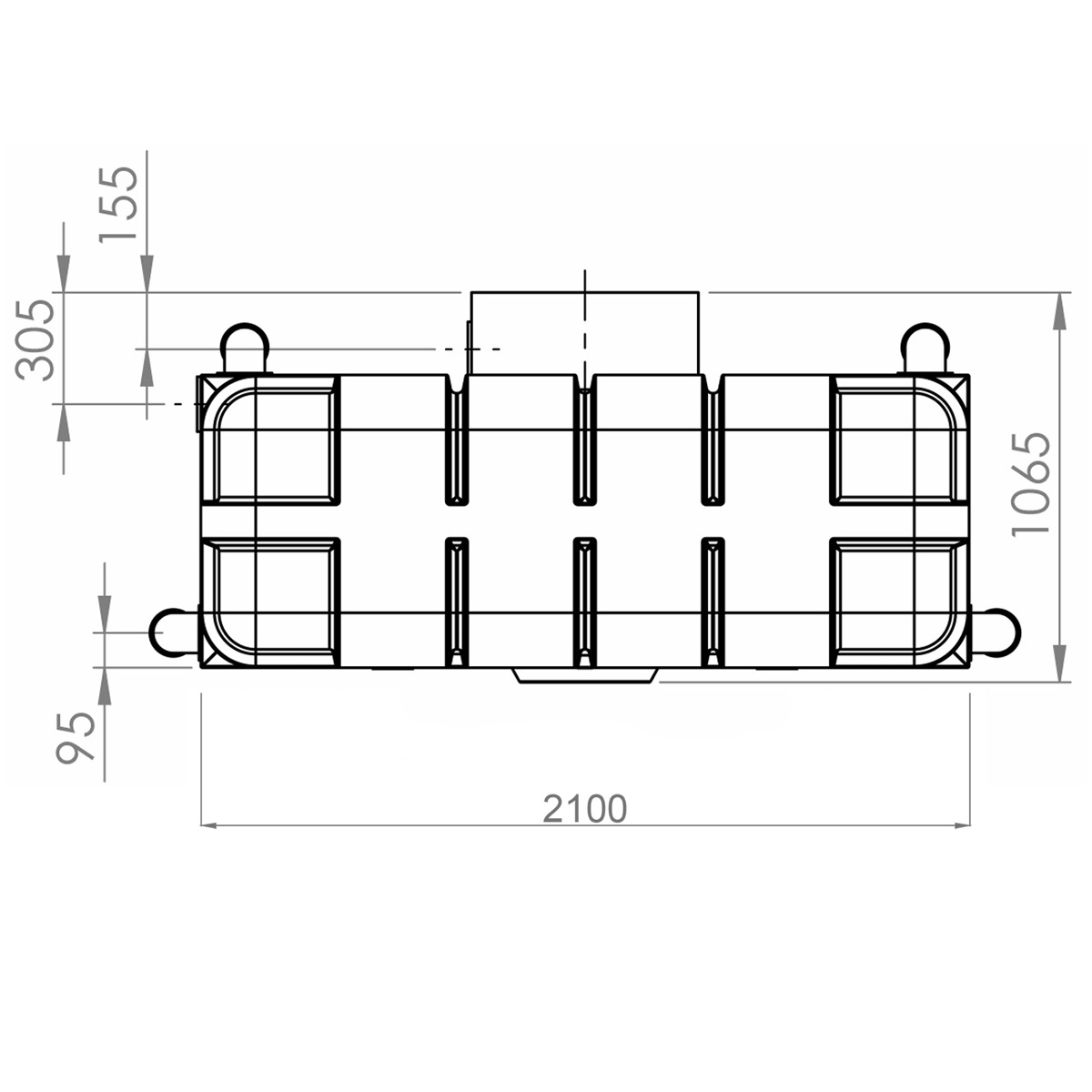 Flachtank Smart 5100 Liter