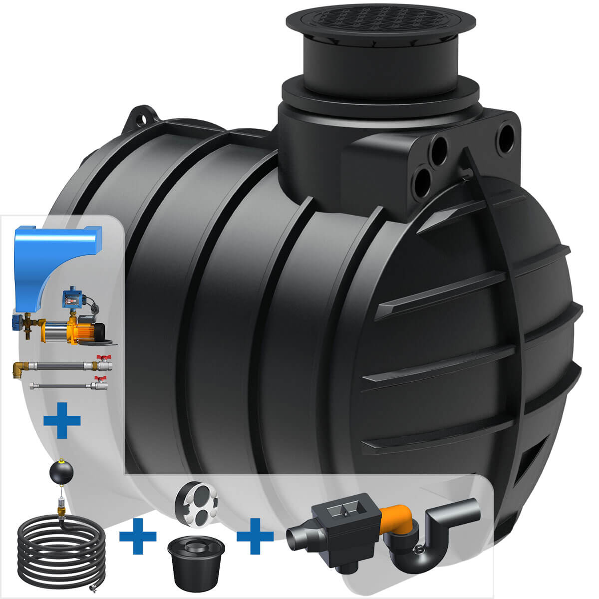 Regenwasseranlage AQa.Line 4450 Liter Haus