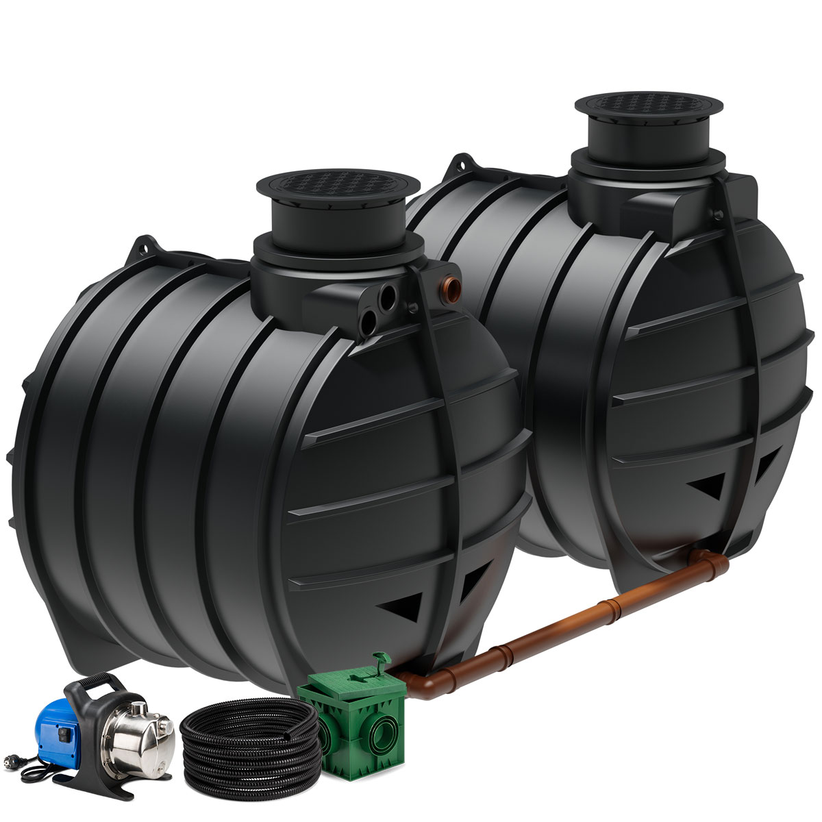 Regenwasseranlage AQa.Line 12000 Liter Garten