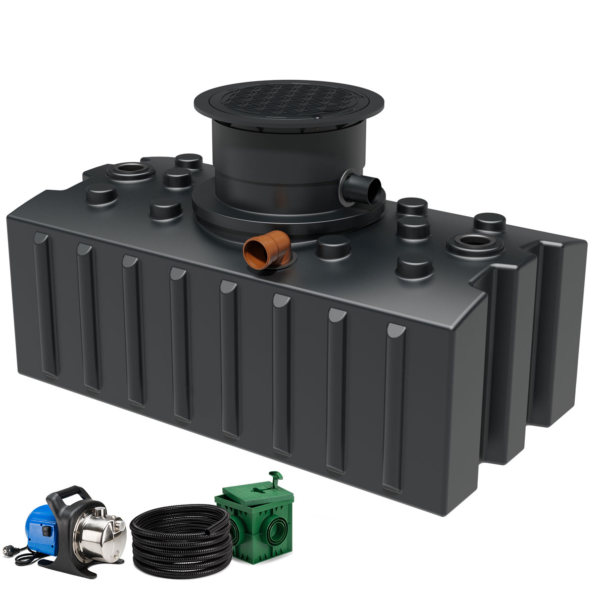 Regenwasseranlage AQa.Line FT 2000 Liter Garten