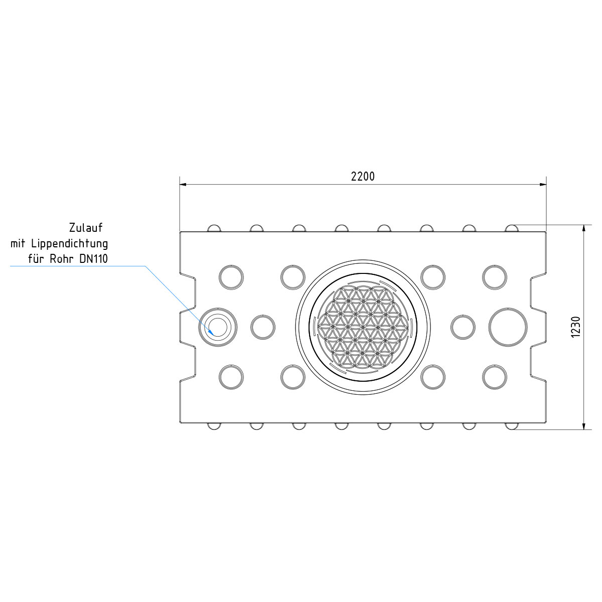 Sickertank AQa.Line 2000 Liter