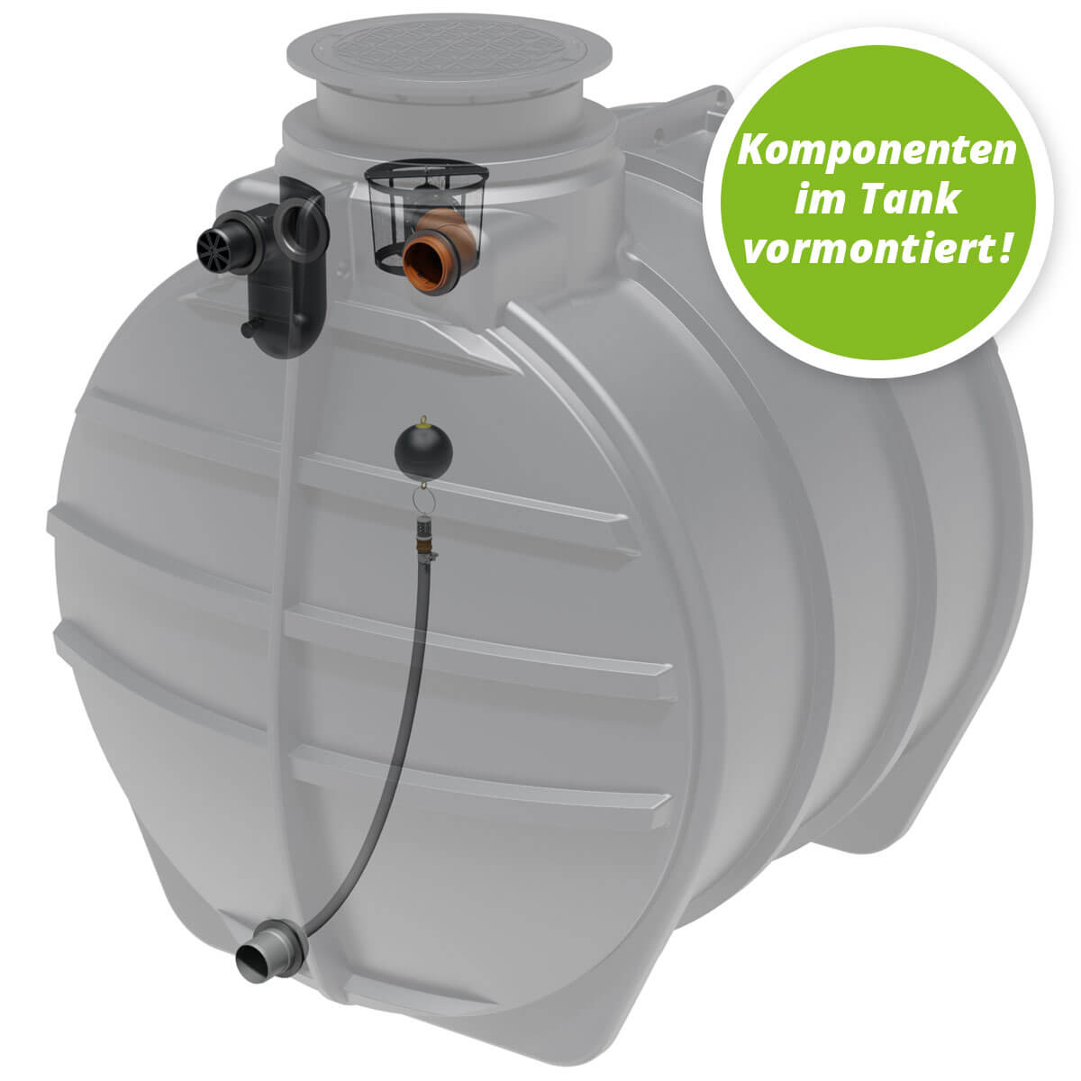 Retentionszisterne AQa.Line 6000 Liter