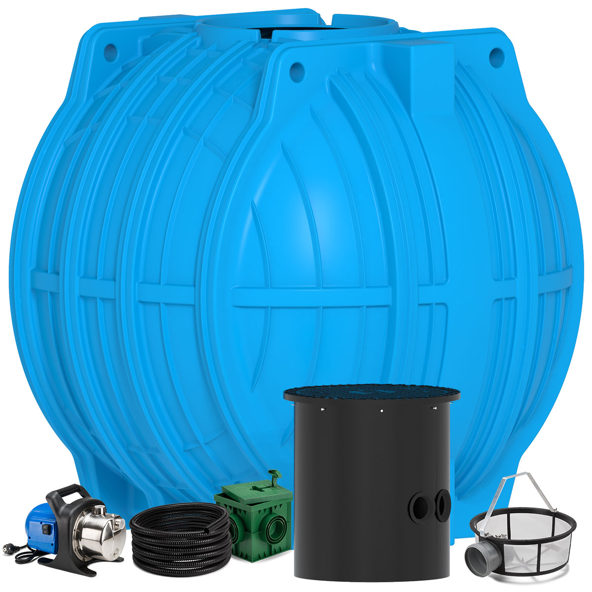 Regenwasseranlage Blue-Star 6000 Liter Garten