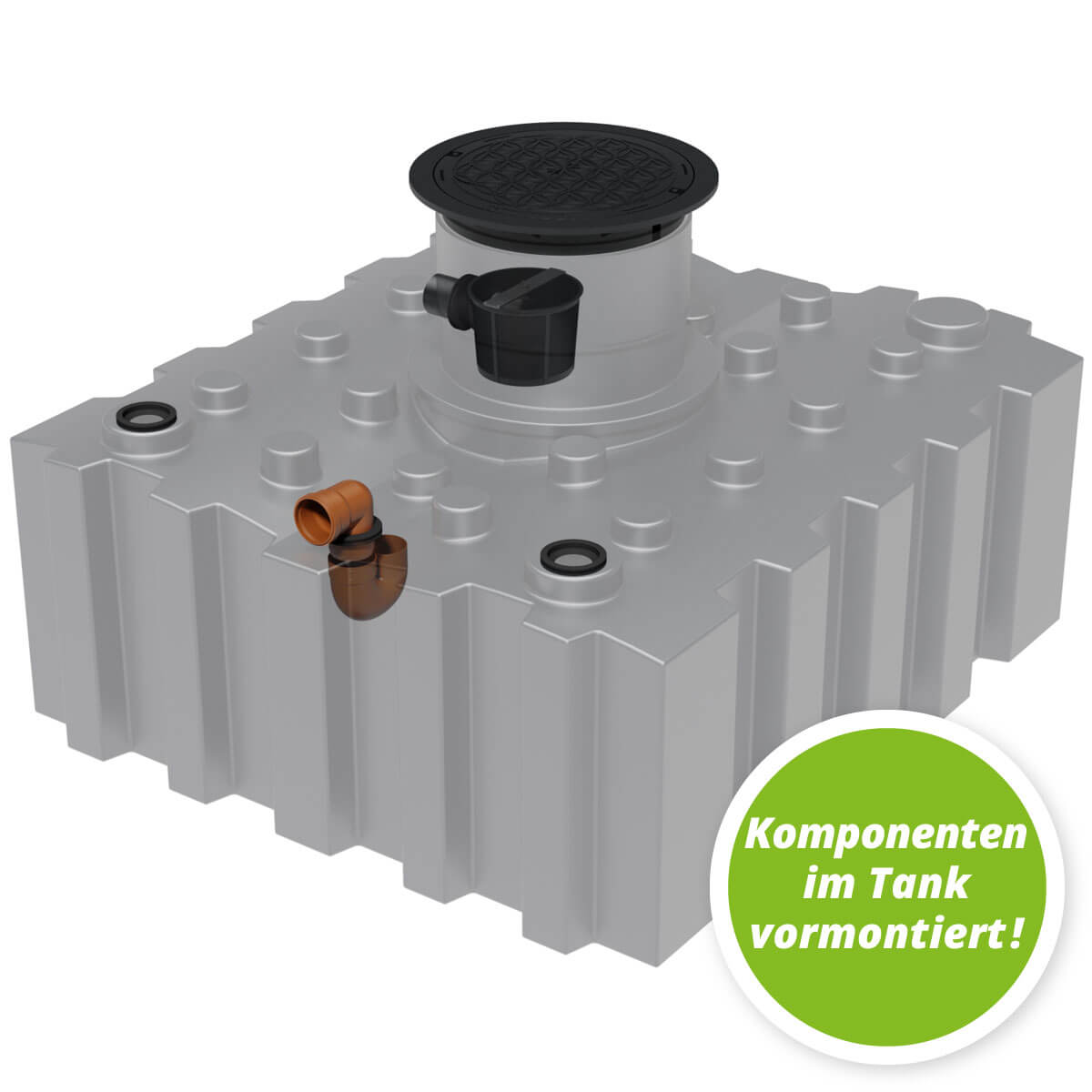 Regenwasseranlage AQa.Line FT 3000 Liter Garten
