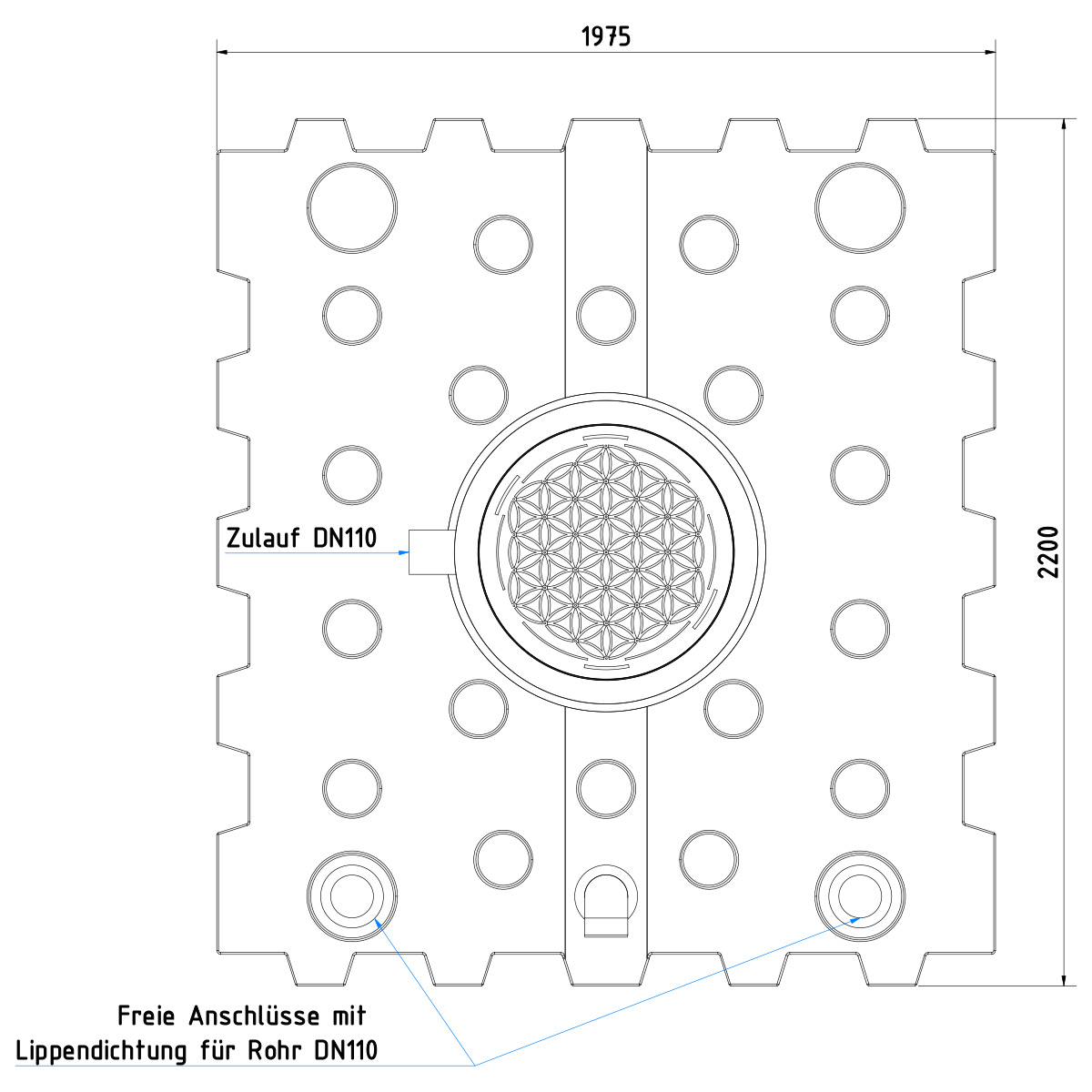 Regenwasseranlage AQa.Line FT 3000 Liter Garten