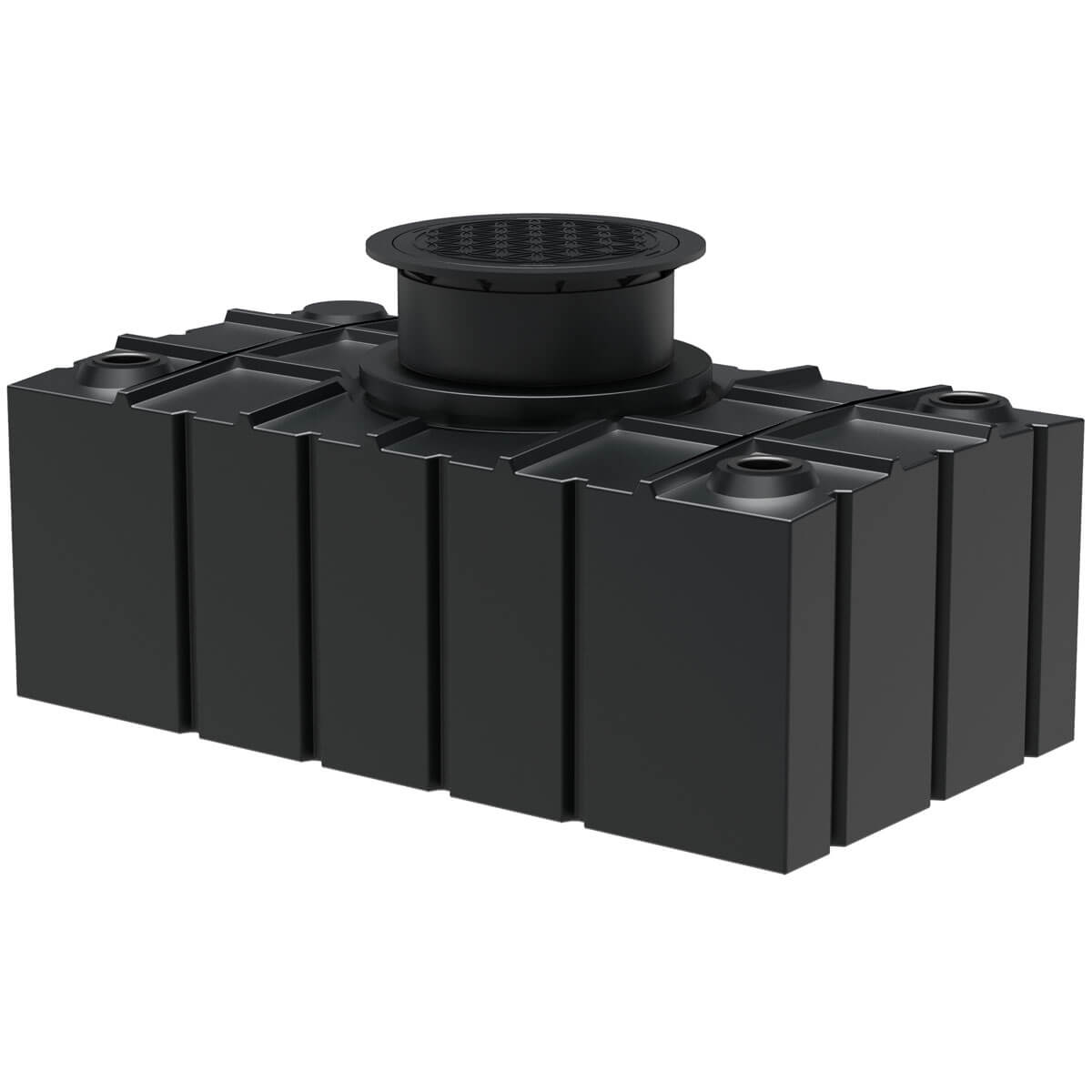Flachtank AQa.Line 5000 Liter - Teleskopdom Pkw-befahrbar - Gartenfilterset