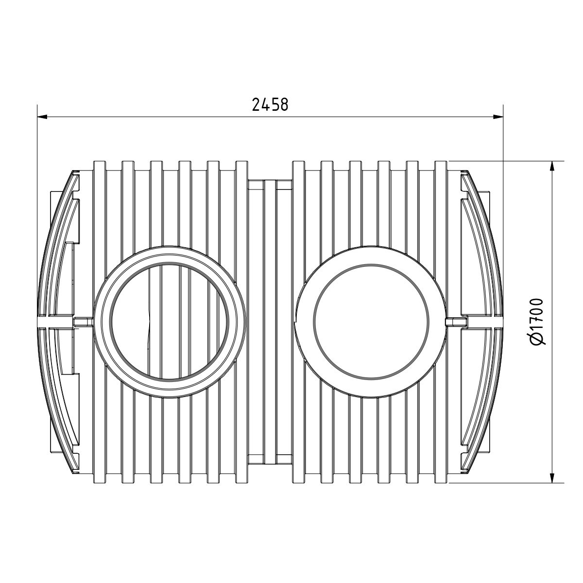 Zisterne Pluvo 5000 Liter