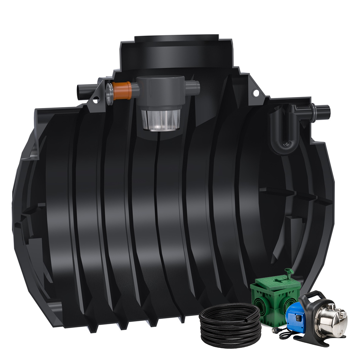 Regenwasseranlage Premium 4000 Liter Garten