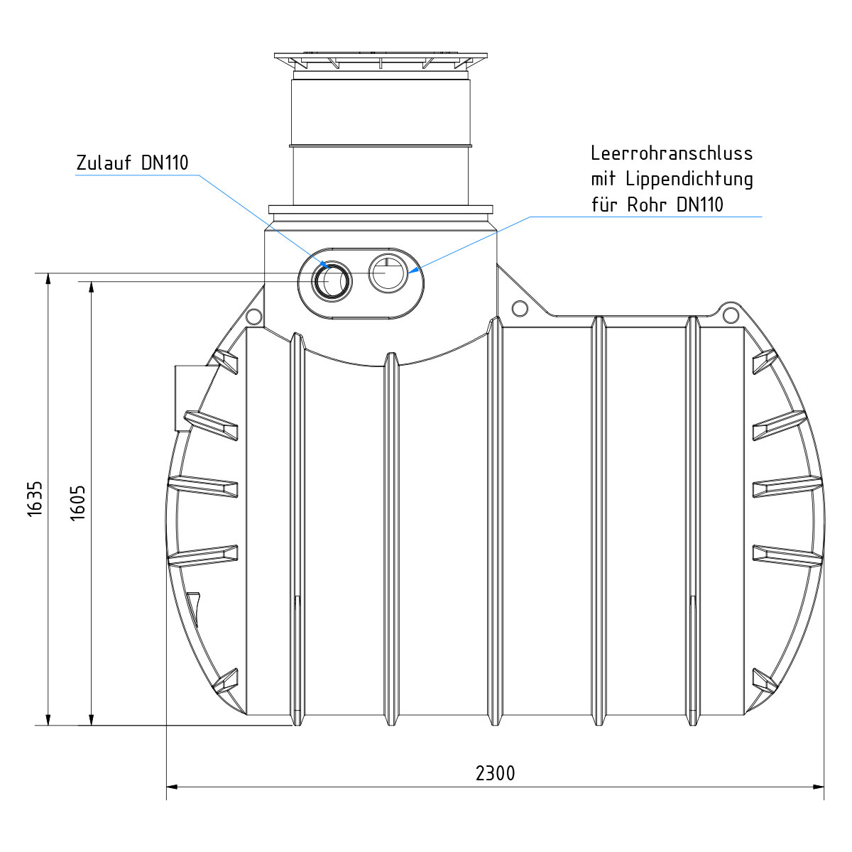 Regenwasseranlage AQa.Line 3400 Liter Garten