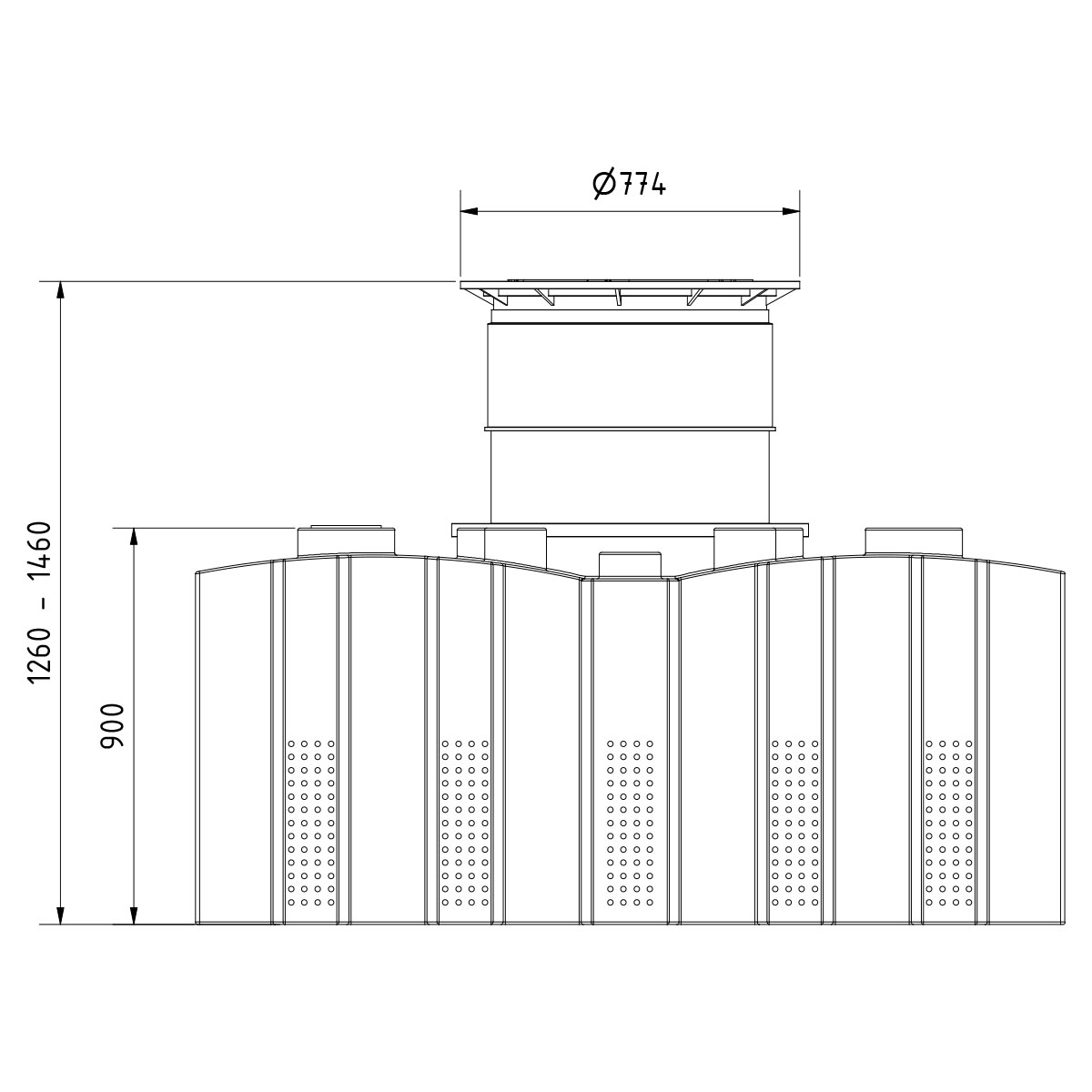 Sickertank AQa.Line 3000 Liter