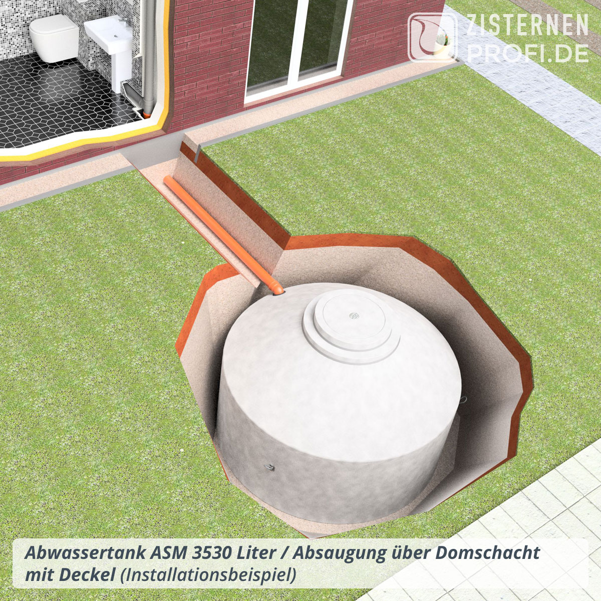 Abwassersammelgrube "ASM" 3530 L