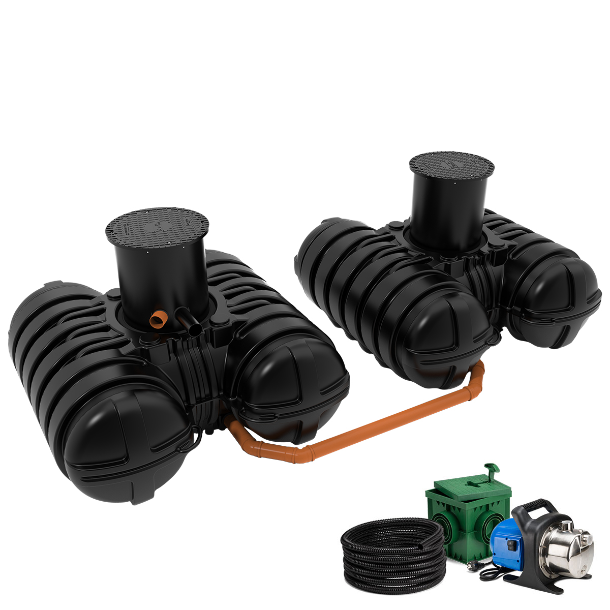 Regenwasseranlage Twinbloc 7000 Liter