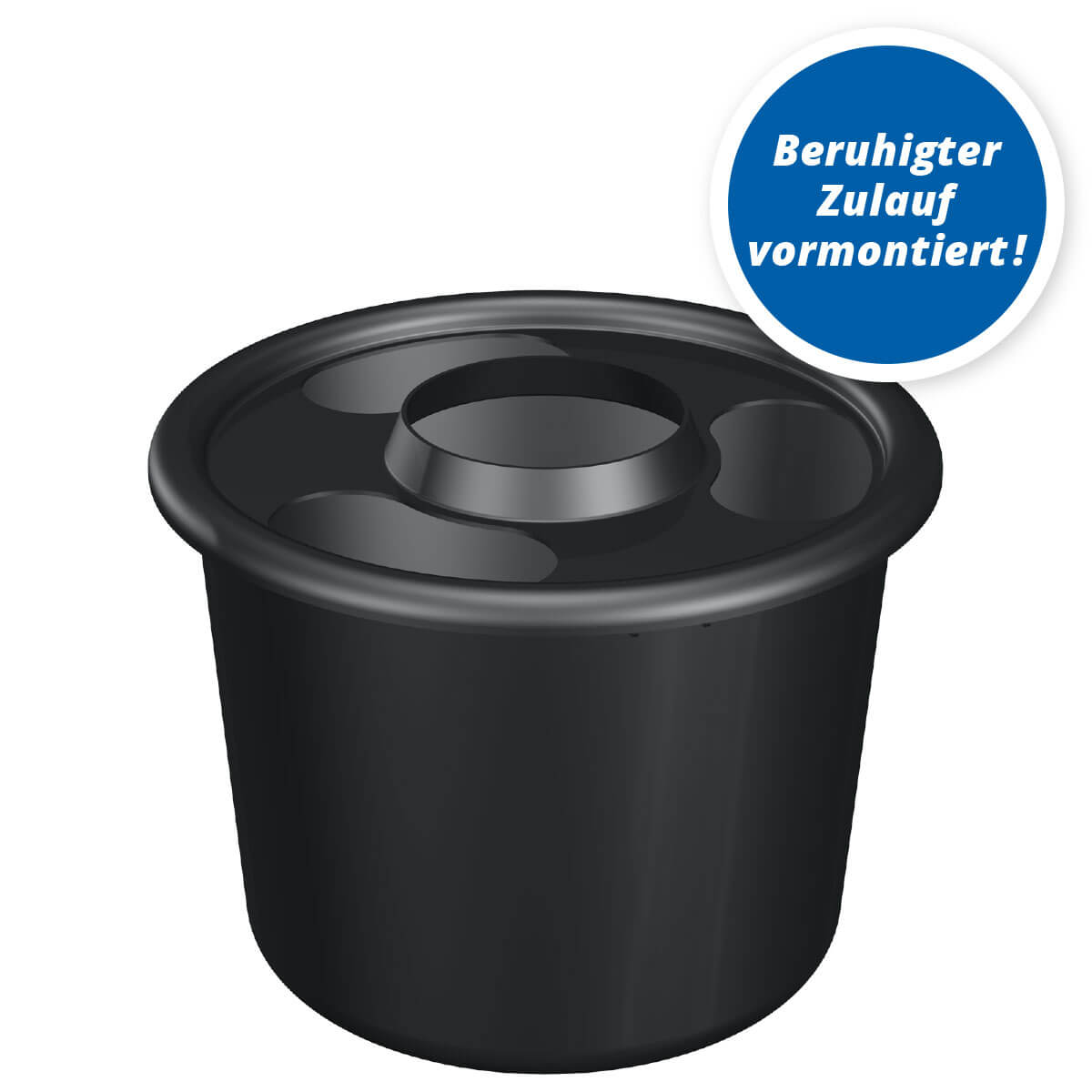 Flachtank AQa.Line 5000 Liter - Teleskopdom Pkw-befahrbar - Gartenfilterset