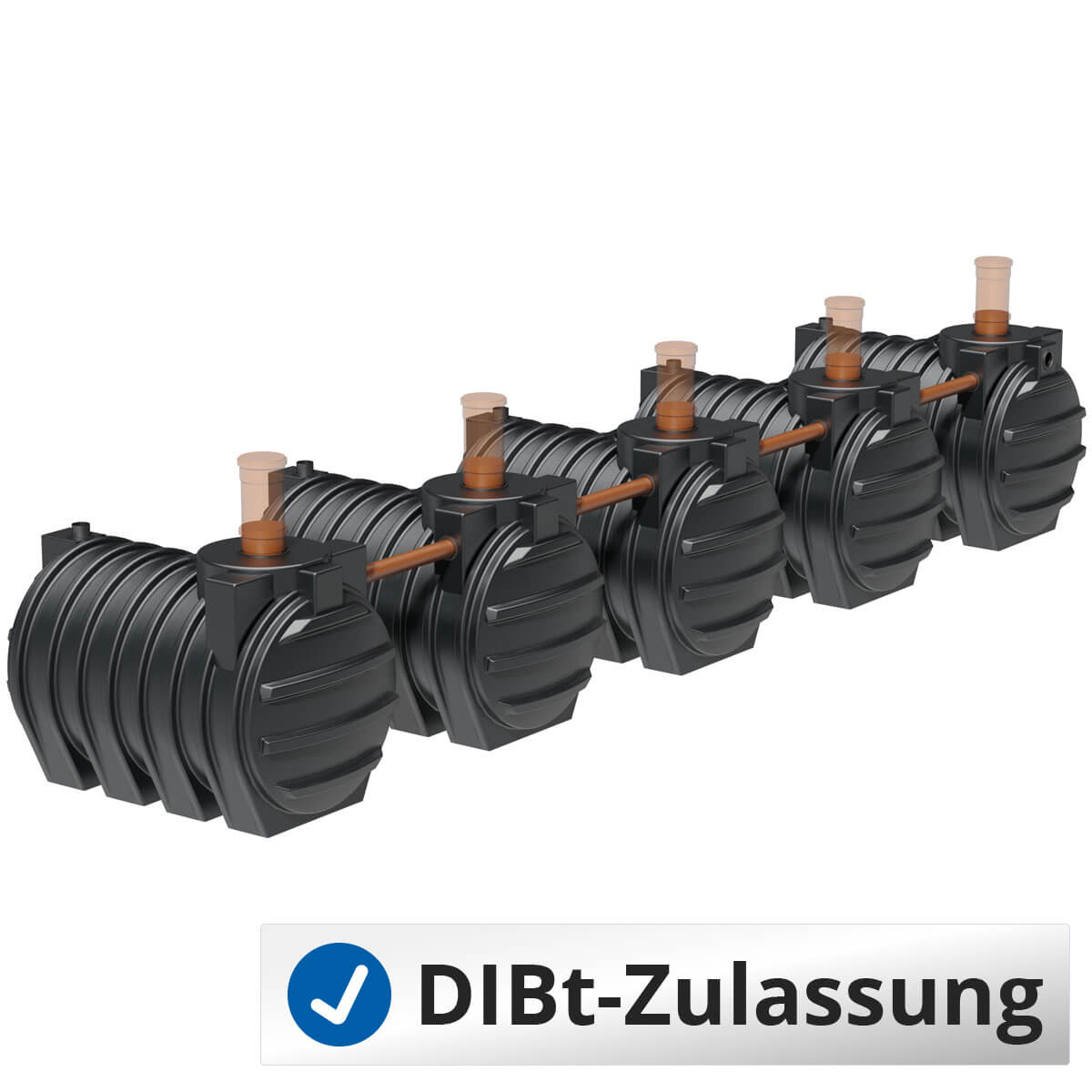 Abwassersystem AQa.Line 15000 Liter (mit DIBt-Zulassung) – grundwasserstabil
